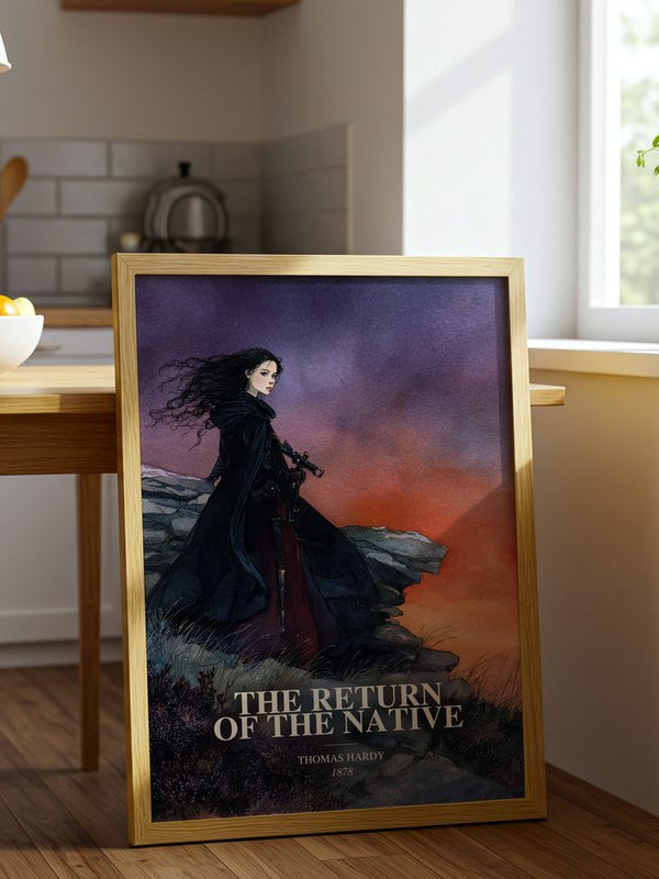 The Return Of The Native poster, framed in a room
