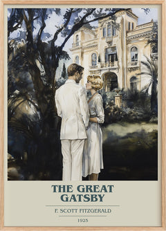 The Great Gatsby Book Cover Poster by F. Scott Fitzgerald