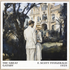 The Great Gatsby Literary Art Print by F. Scott Fitzgerald