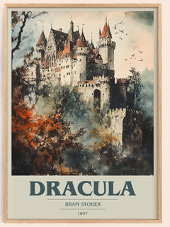 Dracula Book Cover Poster by Bram Stoker