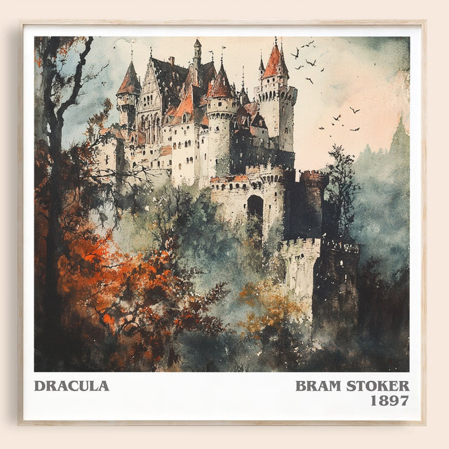Dracula Literary Art Print by Bram Stoker