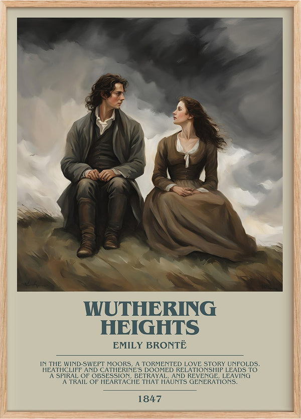 Wuthering Heights Bookish Wall Art by Emily Brontë