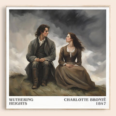 Wuthering Heights Literary Art Print by Charlotte Brontë