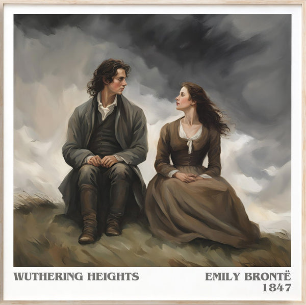 Wuthering Heights Literary Art Print by Emily Brontë