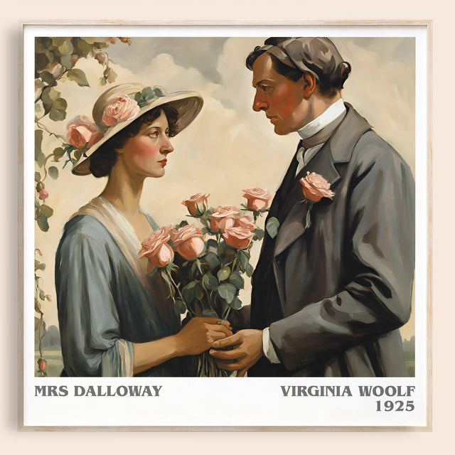 Mrs Dalloway Literary Art Print by Virginia Woolf