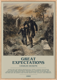 Great Expectations Bookish Wall Art by Charles Dickens