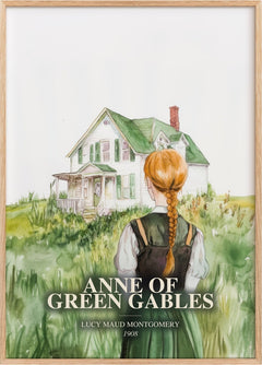Anne Of Green Gables Book Watercolour Illustration by L. Montgomery