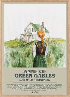 Anne of Green Gables Bookish Wall Art by Lucy Maud Montgomery