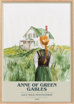 Anne of Green Gables Book Cover Poster by Lucy Maud Montgomery