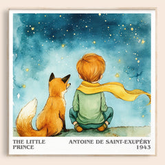 The Little Prince Literary Art Print by Antoine de Saint-Exupéry