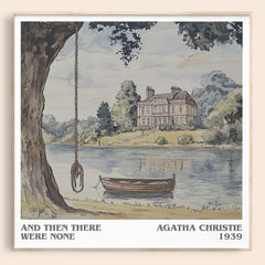 And Then There Were None Literary Art Print by Agatha Christie
