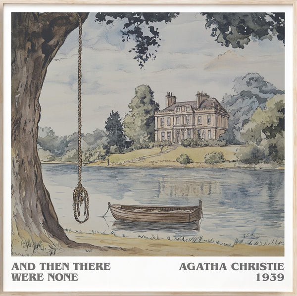 And Then There Were None Literary Art Print by Agatha Christie