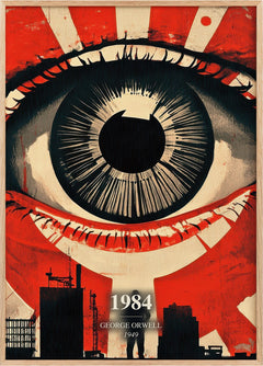 1984 Book Watercolour Illustration by George Orwell
