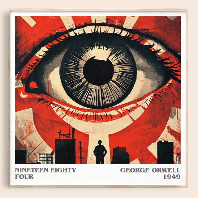 1984 Literary Art Print by George Orwell