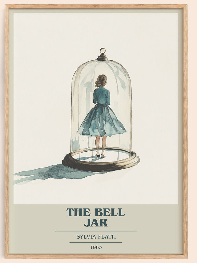 The Bell Jar Book Cover Poster by Sylvia Plath
