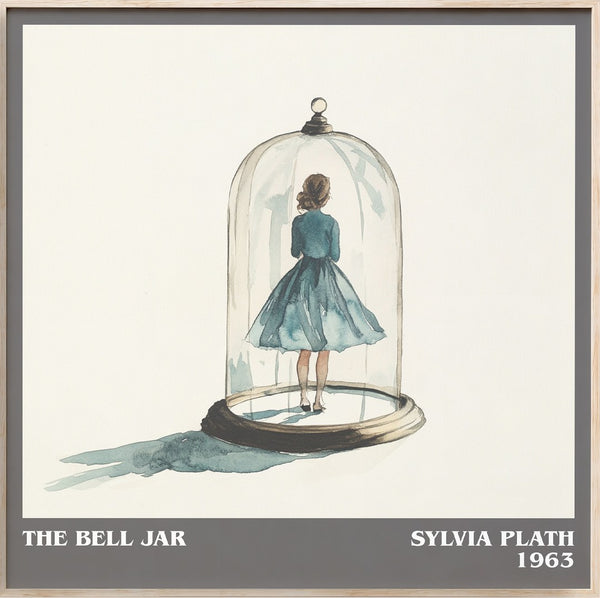 The Bell Jar Literary Art Print by Sylvia Plath