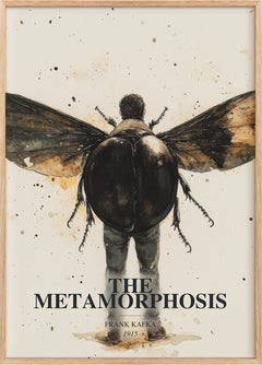The Metamorphosis Book Watercolour Illustration by Frank Kafka