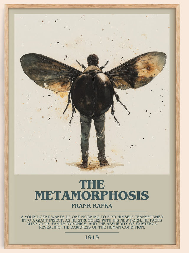 Metamorphosis Bookish Wall Art by Frank Kafka