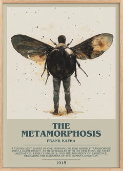 Metamorphosis Bookish Wall Art by Frank Kafka