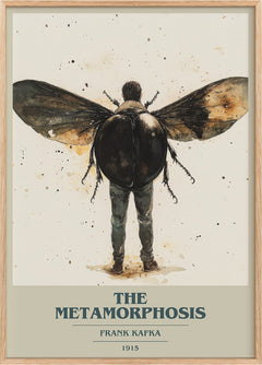 Metamorphosis Book Cover Poster by Frank Kafka