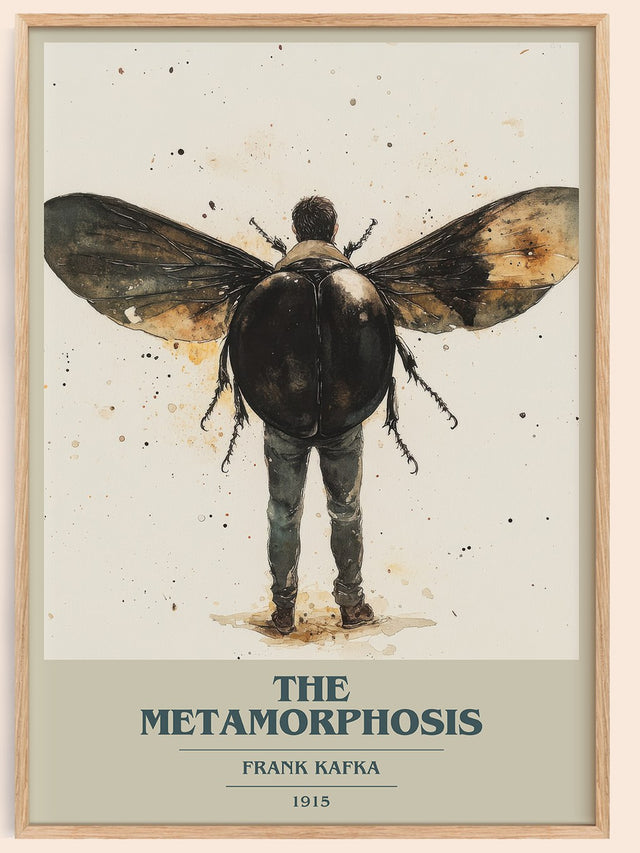 Metamorphosis Book Cover Poster by Frank Kafka