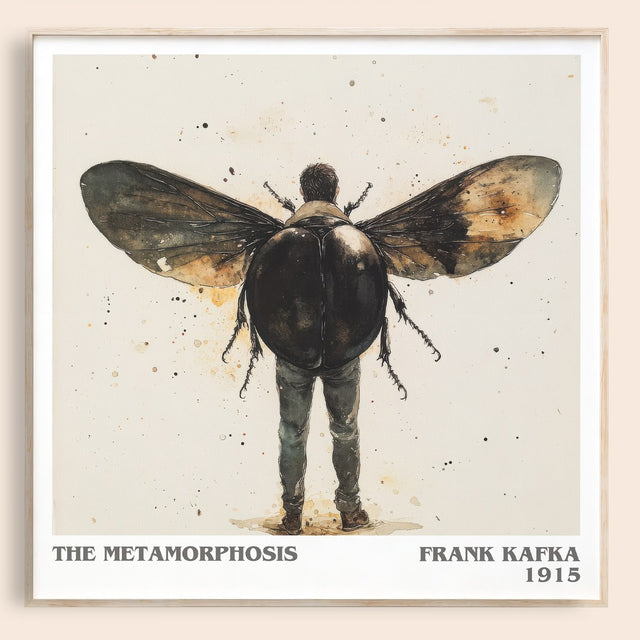 Metamorphosis Literary Art Print by Frank Kafka