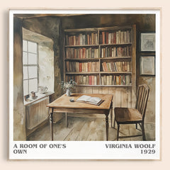 A Room Of One's Own Literary Art Print by Virginia Woolf