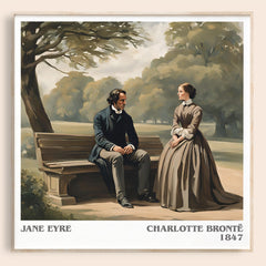 Jane Eyre Literary Art Print by Charlotte Brontë