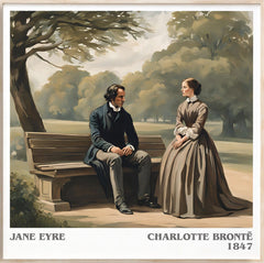 Jane Eyre Literary Art Print by Charlotte Brontë