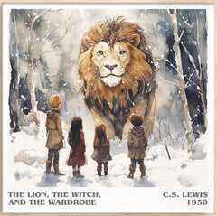 The Lion, the Witch and the Wardrobe Literary Art Print by C. S. Lewis
