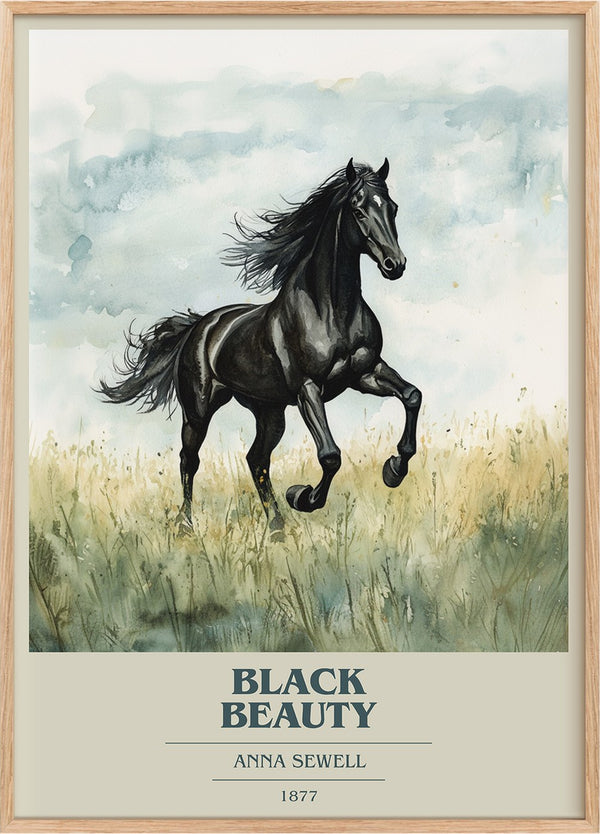 Black Beauty Book Cover Poster by Anna Sewell