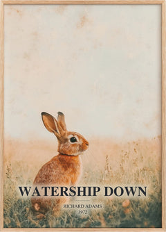 Watership Down Book Watercolour Illustration by Richard Adams