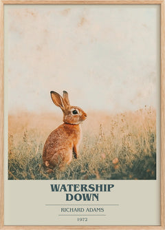 Watership Down Book Cover Poster by Richard Adams