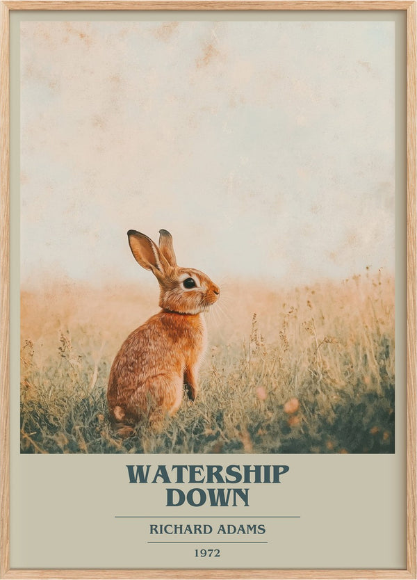 Watership Down Book Cover Poster by Richard Adams