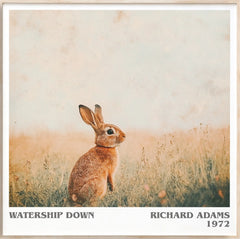 Watership Down Literary Art Print by Richard Adams
