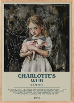 Charlotte's Web Bookish Wall Art by E B White