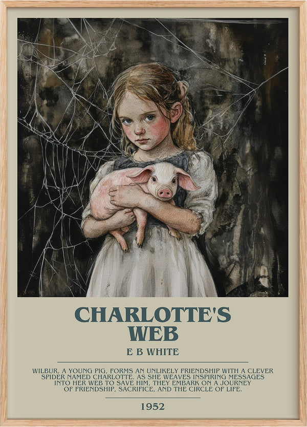 Charlotte's Web Bookish Wall Art by E B White