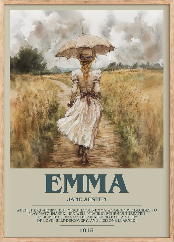Emma Bookish Wall Art by Jane Austen