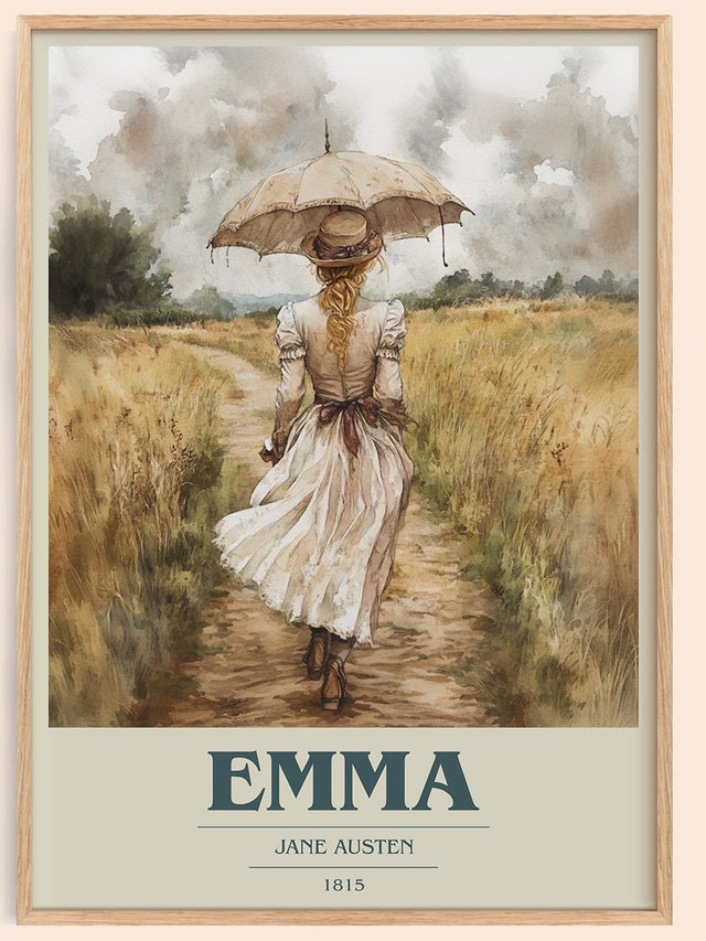 Emma Book Cover Poster by Jane Austen