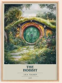 The Hobbit Book Cover Poster by J. R. R. Tolkien