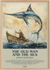 The Old Man and the Sea Bookish Wall Art by Ernest Hemingway