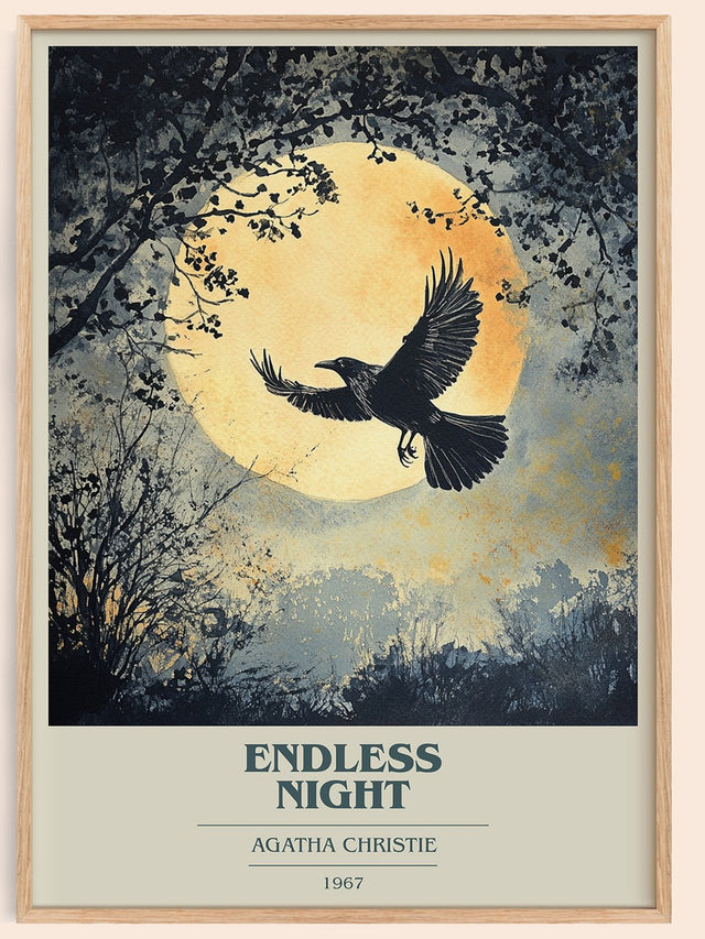 Endless Night Book Cover Poster by Agatha Christie