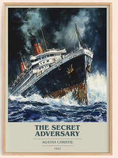 The Secret Adversary Book Cover Poster by Agatha Christie