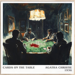 Cards on the Table Literary Art Print by Agatha Christie