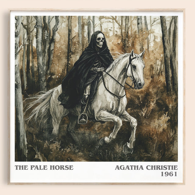 The Pale Horse Literary Art Print by Agatha Christie