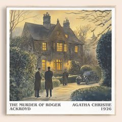 The Murder of Roger Ackroyd Literary Art Print by Agatha Christie