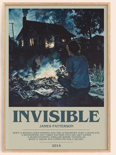 Invisible Bookish Wall Art by James Patterson