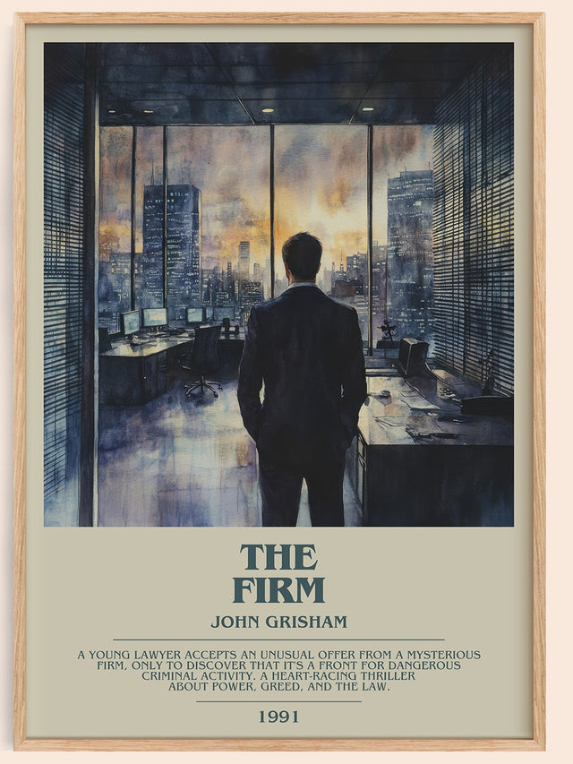 The Firm Bookish Wall Art by John Grisham