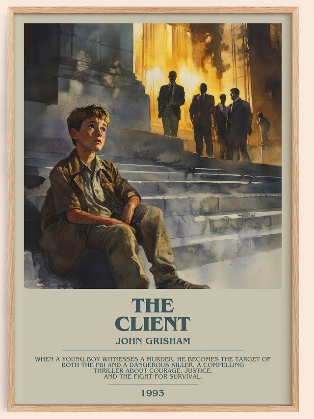 The Client Bookish Wall Art by John Grisham