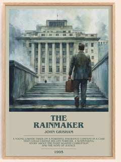 The Rainmaker Bookish Wall Art by John Grisham